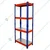 Blueboy 60 x 24 x 12 Inches 4 GI Shelves Adjustable Multipurpose Boltless Rack (Red and Blue)