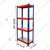 Blueboy 60 x 24 x 12 Inches 4 GI Shelves Adjustable Multipurpose Boltless Rack (Red and Blue)