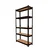 Blueboy 72 x 36 x 12 Inches 5 Wooden Shelves Boltless Adjustable Multipurpose Rack