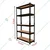 Blueboy 72 x 36 x 12 Inches 5 Wooden Shelves Boltless Adjustable Multipurpose Rack