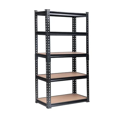 Awni 72 x 36 x 12 Inch 5 Wooden Shelves Large Size Boltless Rack For Multipurpose Uses,Load Capacity-100 Kg/Shelf
