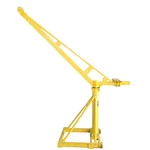 Heavy Duty 500 kg Mini Lifting Crane Without Motor for Construction Material Lifting, 45 kg Frame