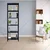 Alija 6 Shelf Solid Metal Bookcase /Library/ Book Shelf/ Rack (72 x 35 x 12 Inch)(Color-Black) 