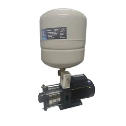 Sharp 1 Hp Single Phase Booster Pump With 24L Pressure Tank, 38m Max. Head Suitable For 3-4 Bathrooms - 1 Year Warranty