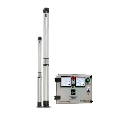 Kirloskar 1.25HP 18 Stage 3" Water Filled 1Phase Submersible Pump with CP, 243ft Head - 1 Year Warranty (KS3D-1318-CP)