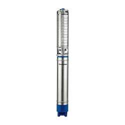 Crompton 1Hp 8 Stage 100mm(V4) Single Phase Oil Filled Borewell Submersible Pump, 206ft Head - 1 Year Warranty (4VO8RJ1)