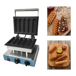 Table Top 5 Slot Electric Corn Stick Waffle Maker Machine