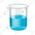 Bello Scientific Plastic 1 Measuring Cylinder 10ml & 1 Measuring Beaker 25ml Combo Blue Printed Graduation for Lab
