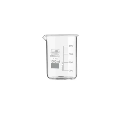 SBT Instruments Borosilicate 3.3 Glass Beaker 1000ml with Graduation Marks for Laboratory