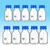 SBT Scientific Borosilicate 3.3 Glass Reagent Bottle of 50ml (5pcs) & 100ml (5pcs) with Leak Proof Blue Screw Cap