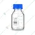 Pack of 3 Pcs Bello Borosilicate Glass 3.3 Measuring Reagent Bottle With Blue Screw Cap