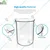 Bello Pack of 4 Pcs 1000 ml Borosilicate 3.3 Glass Beaker With Graduation Marks