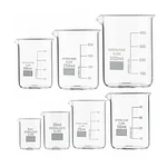 Cometek Borosilicate Glass Beaker Set – Set of 7 | Heat-Resistant Beakers for Lab, Home, College & DIY Use