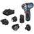 Bosch Flexi Click 5-in-1 10 mm 12V Cordless Drill Driver with Battery, Charger & 4 Pc Adapter, 1300 RPM (GSR 12V-15 FC)