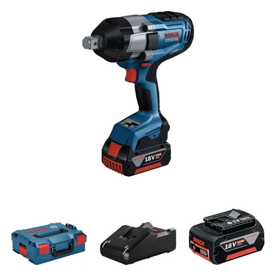 Bosch 3/4" 18V Cordless Impact Wrench With 3 Torque Setting & Battery-Charger, Max. Torque 1050 Nm (2600 BPM) (GDS 18V-1050)