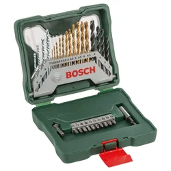 Bosch 30 Pcs HSS-Titanium Coated Metal Drill Bit and Driver Bit Set (X30Ti)