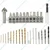 Bosch 30 Pcs HSS-Titanium Coated Metal Drill Bit and Driver Bit Set (X30Ti)
