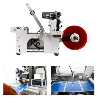 Round Bottle Label Machine 120W with Coding Printing