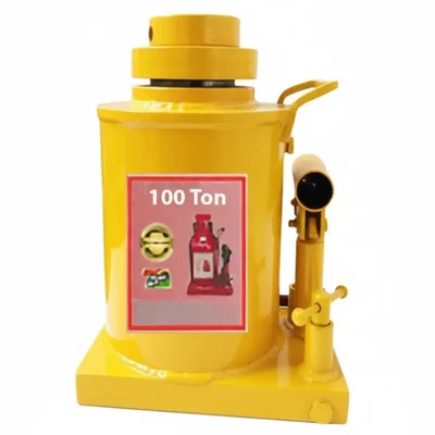 Super Quality 100 Ton Hydraulic Bottle Jack, 425 mm Maximum Lifting Height For Repairing Cars & Tyre Change