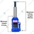 Leo 12 Ton Capacity Hydraulic Bottle Jack For SUV's, Sedan, Hatchback, Mini Van - 400 mm Max. Lifting Height