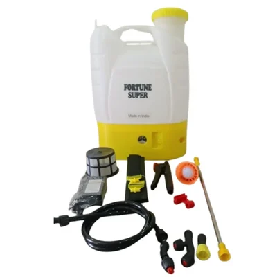 Fortune 12V, 8 Ah 16 Liter HDPE Knapsack Battery Sprayer For Agricultural Spraying