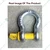 Heavy Duty G80 Alloy Steel 2 Ton Screw Pin Type Bow Shackle For Lifting (Pack Of 5)