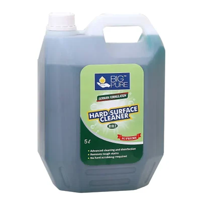 BIG Pure BR2 5L Hard Surface Cleaner Supreme to Clean Grease, Stains, Dirt, Oil on TV Cabinets, Windows, Mirrors, etc.
