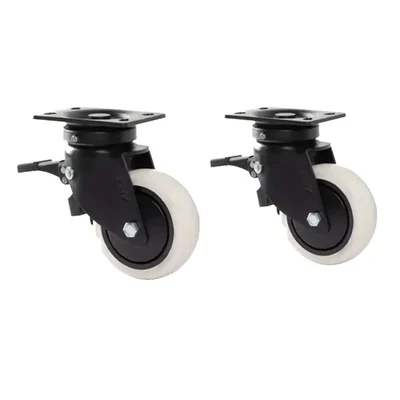 Premium Quality 100 x 50 mm Brake Castor Wheel, 250 kg Load Capacity per Wheel(Pack-2 pcs)