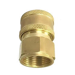Premium Quality 3/8 Quick Female Connector (Brass) for Car Washer(Pack-1 pc)