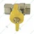 Brass Ball Valve With Butterfly Handle for ADORMA Bain Marie