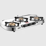 Skyline VTL-3113, 3 Burner  SS Gas Stove with 1 Year Warranty
