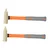 De Neers Hand Tools Combo of 450 gm and 1000 gm Brass Cross Pein Hammer With Fiberglass Handle