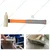 De Neers Hand Tools Combo of 450 gm and 1000 gm Brass Cross Pein Hammer With Fiberglass Handle