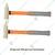 De Neers Hand Tools Combo of 450 gm and 1000 gm Brass Cross Pein Hammer With Fiberglass Handle