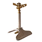 Brass Impulse Sprinkler of Thread Size 1/2 inch with Metal Stand