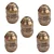 SBT Instruments Set of 5pcs, 10x Microscope Brass Objective with Brass Caps for Laboratory