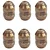 SBT Instruments Set of 6pcs, 10x Microscope Brass Objective with Brass Caps for Laboratory