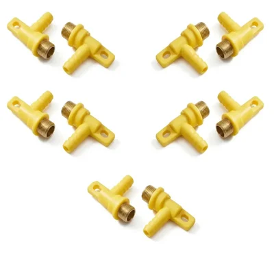 Premium Quality Brass Thread Plastic L For Agricultural Sparyer (Pack of 10 Pieces)