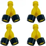 Heavy Duty Brass Thread V Type 2 Face Single Hole Nozzle For Battery Sprayer