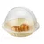 24 inch Round Bread Basket with Roll Top Lid For Catering Services, Hotel Breakfast Buffets, Bakery and Café Displays