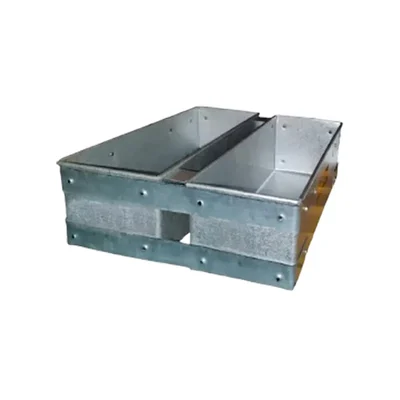 Aluminium  5.25 x 12 x 5.25 Inch (each)  for 1 kg  Double  Bread Mould With Dhakkan Lid(Pack-1 Pc)