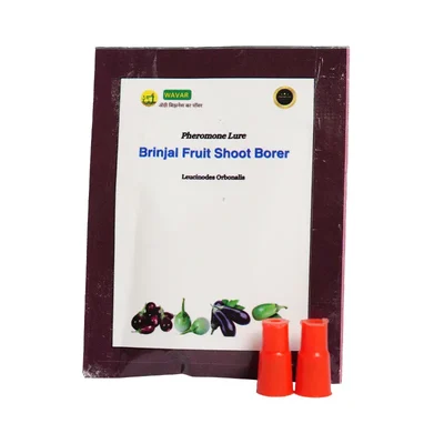 WAVAR Brinjal Fruit Shoot Borer Lure (Leucinodes Orbonalis) | 2 Lures Per Packet(Quantity-5 packets)