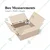 MM Will Care Brown 3 Ply Corrugated Packaging Box (4X4X4 Inch)(Pack-25 Pcs)