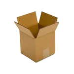 Brown Corrugated Square Box 4 x 4 x 4 Inch