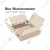 Brown Corrugated Square Box 4 x 4 x 4 Inch(Pack-25 Pcs)