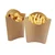 Premium Kraft Paper Disposable Brown French Fry Container for Food Takeaway, Picnics(Pack-Pack of 50 Pcs)