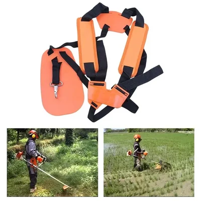 Universal Double Shoulder Belt with Adjustable Shoulder Strap For Brush Cutter