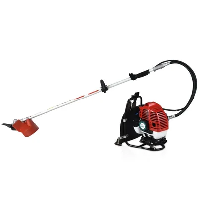 Agrobest AG2T-BP52, 2 Stroke 52 CC Back Pack Petrol Brush Cutter Machine with Free Attachments