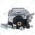 Kisankraft Carburetor (A) For 2 Stroke KK-BC-555 / 7640 / 8640 Brush Cutters