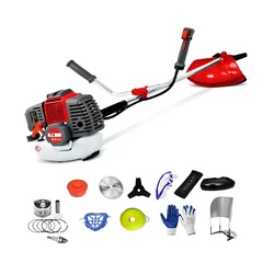 GT Shakti GT-CG-430, 2 Stroke 52 cc Brush Cutter / Grass Cutter With Free Accessories